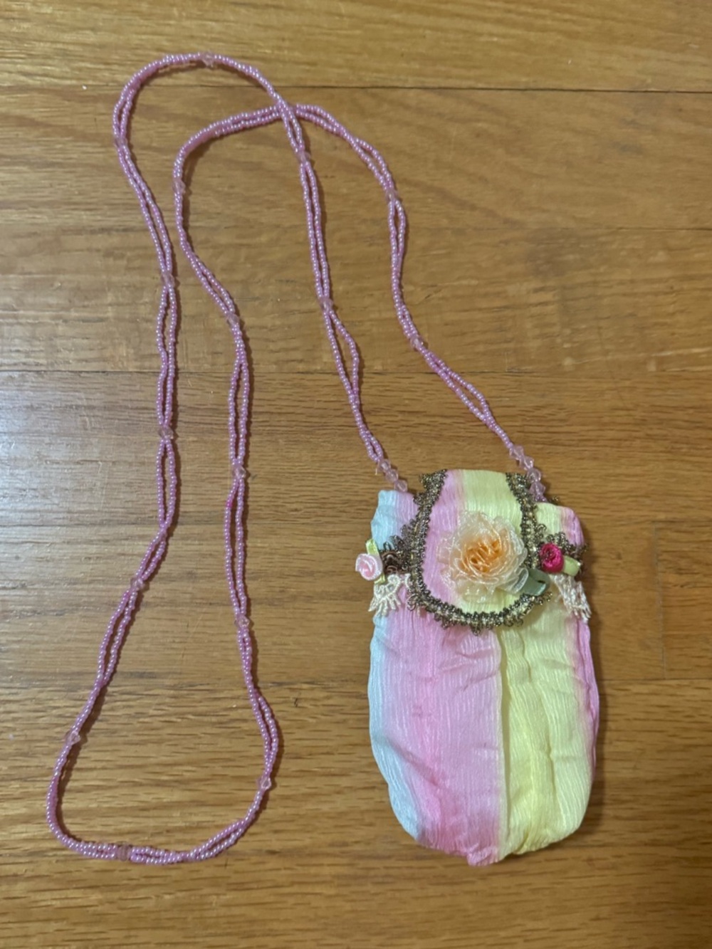 Vintage handmade pouch/ phone case